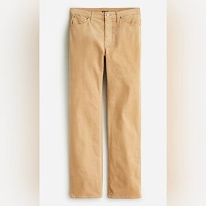 CORDUROY High-rise slim demi-boot pant. Light khaki color size 25 priced to sell